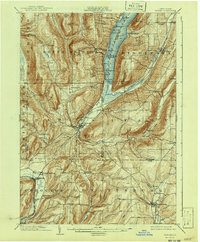 1903 Map of Livingston County, NY, 1941 Print