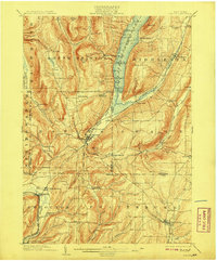 1903 Map of Livingston County, NY, 1908 Print