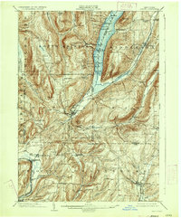 1903 Map of Livingston County, NY, 1933 Print