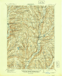 preview thumbnail of historical topo map of Chenango County, NY in 1912