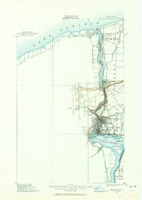 Download a high-resolution, GPS-compatible USGS topo map for Niagara Falls, NY (1965 edition)