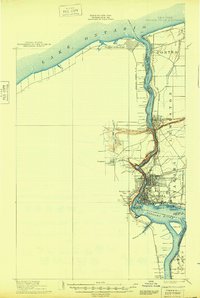 Download a high-resolution, GPS-compatible USGS topo map for Niagara Falls, NY (1948 edition)