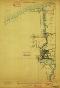 Download a high-resolution, GPS-compatible USGS topo map for Niagara Falls, NY (1901 edition)