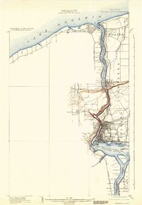 Download a high-resolution, GPS-compatible USGS topo map for Niagara Falls, NY (1933 edition)