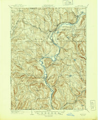Download a high-resolution, GPS-compatible USGS topo map for Nineveh, NY (1944 edition)