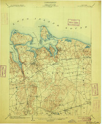 1903 Map of Northport, 1906 Print