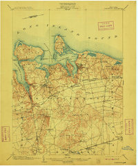 1903 Map of Northport, 1912 Print