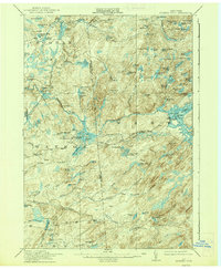 Download a high-resolution, GPS-compatible USGS topo map for Number Four, NY (1938 edition)