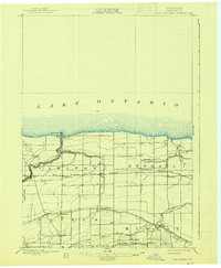 Download a high-resolution, GPS-compatible USGS topo map for Oak Orchard, NY (1938 edition)