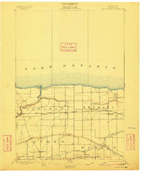 Download a high-resolution, GPS-compatible USGS topo map for Oak Orchard, NY (1911 edition)