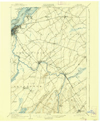 1905 Map of Ogdensburg, NY, 1939 Print