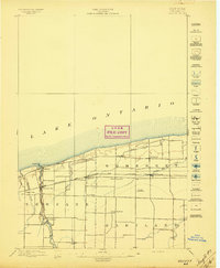 Download a high-resolution, GPS-compatible USGS topo map for Olcott, NY (1897 edition)