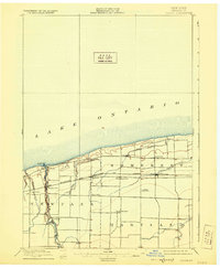 Download a high-resolution, GPS-compatible USGS topo map for Olcott, NY (1928 edition)