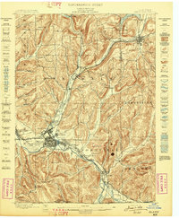 1898 Map of Olean