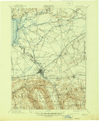 Download a high-resolution, GPS-compatible USGS topo map for Oneida, NY (1944 edition)