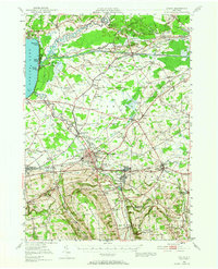 preview thumbnail of historical topo map of Oneida, NY in 1946