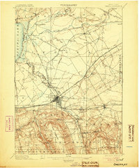 1902 Map of Oneida, NY, 1905 Print