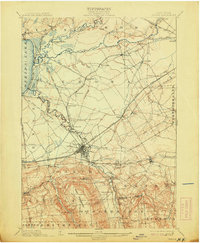 1902 Map of Oneida, NY, 1913 Print