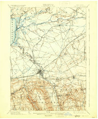 1902 Map of Oneida, NY, 1930 Print