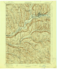 Download a high-resolution, GPS-compatible USGS topo map for Oneonta, NY (1942 edition)