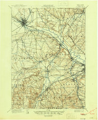 preview thumbnail of historical topo map of Oriskany, NY in 1898
