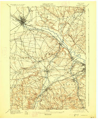 1898 Map of Oriskany, 1927 Print