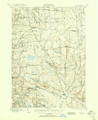 1903 Map of Lewis County, NY, 1955 Print