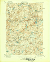 preview thumbnail of historical topo map of St. Lawrence County, NY in 1916