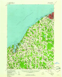 Download a high-resolution, GPS-compatible USGS topo map for Oswego, NY (1961 edition)