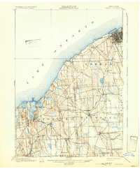 Download a high-resolution, GPS-compatible USGS topo map for Oswego, NY (1932 edition)