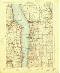 Download a high-resolution, GPS-compatible USGS topo map for Ovid, NY (1925 edition)
