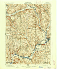 Download a high-resolution, GPS-compatible USGS topo map for Owego, NY (1937 edition)