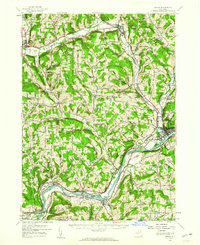 Download a high-resolution, GPS-compatible USGS topo map for Owego, NY (1960 edition)