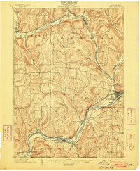 preview thumbnail of historical topo map of Tioga County, NY in 1903