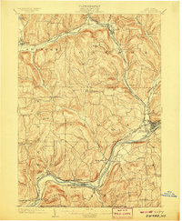 Download a high-resolution, GPS-compatible USGS topo map for Owego, NY (1907 edition)