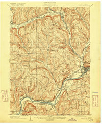 Download a high-resolution, GPS-compatible USGS topo map for Owego, NY (1916 edition)