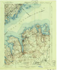 preview thumbnail of historical topo map of Nassau County, NY in 1900