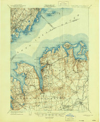 Download a high-resolution, GPS-compatible USGS topo map for Oyster Bay, NY (1944 edition)