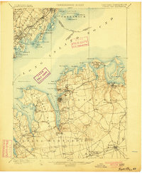 1900 Map of Oyster Bay