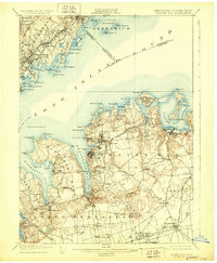 Download a high-resolution, GPS-compatible USGS topo map for Oyster Bay, NY (1929 edition)