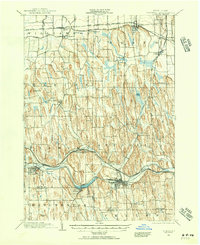 1899 Map of Ontario County, NY, 1956 Print