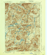 Download a high-resolution, GPS-compatible USGS topo map for Paradox Lake, NY (1937 edition)
