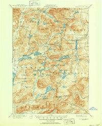 Download a high-resolution, GPS-compatible USGS topo map for Paradox Lake, NY (1950 edition)