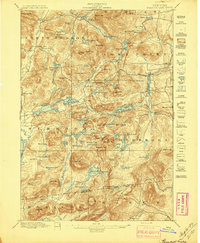 Download a high-resolution, GPS-compatible USGS topo map for Paradox Lake, NY (1897 edition)