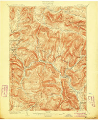 preview thumbnail of historical topo map of Phoenicia, NY in 1903