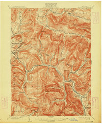 preview thumbnail of historical topo map of Phoenicia, Ulster County, NY in 1903