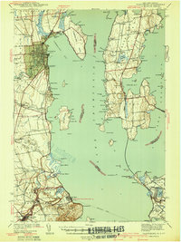 preview thumbnail of historical topo map of Clinton County, NY in 1939