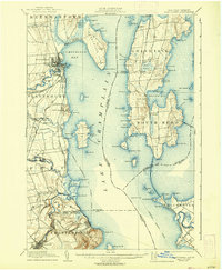 preview thumbnail of historical topo map of Clinton County, NY in 1906