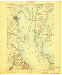 1906 Map of Grand Isle County, VT