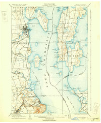 preview thumbnail of historical topo map of Clinton County, NY in 1906